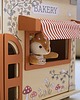 klocki i zabawki drewniane Kawiarnia i piekarnia z meblami i miniaturowymi przyjaciółmi 6