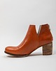 botki damskie SKÓRZANE BOTKI DO KOSTKI ZAPATO 501 BRĄZ 3