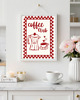 grafiki i ilustracje PLAKAT kawa, coffee club, rysunek do kuchni, grafika dla kawosza 1