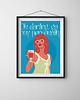grafiki i ilustracje Plakat "Oh darling blue" 3