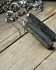 kolczyki wire wrapping Muszla paua  - kolczyki 5