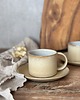 filiżanki Prosta filiżanka ceramiczna ze spodkiem 250 ml beżowa - Pustynny piach 2