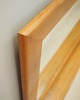 lustra stojące i wiszące Lustro w mahoniowej ramie, włoski design, lata 70, produkcja: Włochy 2