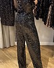 spodnie materiałowe damskie Cekinowe eleganckie spodnie 2