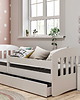 meble do pokoju dziecka Łóżko dziecięce białe Bianca  140x80 cm białe 5