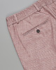 spodnie męskie Spodnie do zestawu lumarzo róż slim fit 2