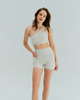 biustonosze damskie Stanik do jogi GLAM - creamy white 1
