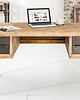 stoły Biurko Factory drewno akacjowe antracyt 135cm 2