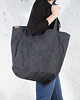 torby na ramię Lazy bag torba czarna na zamek / vegan / eco 3