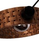 lampy wiszące Okrągła lampa z drewna - 2 sztuki 6