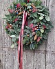 wianki bożonarodzeniowe Wianek XXL 50-55 cm  CIEPŁO-ZIMNO 1