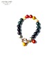 bransoletki - inne Bajecznie kolorowa bransoletka Boho ze szklanych pereł prezent  handmade 1
