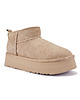 półbuty damskie Cosy Ultra Short Platform BOOTS ALMOND 1