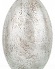 ozdoby wielkanocne Dekoracja - srebrne jajko z ceramiki 27,5x17 cm MONNI 3