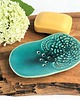 mydelniczki Mydelniczka ceramiczna  Turkusowa koronka 2