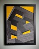 grafiki i ilustracje Ręcznie drukowany linoryt "Blok znikąd" 30x40cm 2