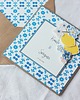 kartki scrapbooking Włoskie cytryny. Kartka ślubna w włoskim stylu 3