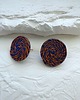 kolczyki soutache Okrągłe kolczyki w kontrastowych kolorach 2