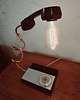 lampy stołowe Lampa stołowa telefoniczna Iskra Continental 70's 1