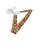 chokery Kolorowy choker z koralików z etnicznym wzorem folk, naszyjnik handmade 2