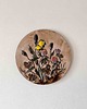 Ozdoby na ścianę Ceramiczna plakieta w kwiaty 4