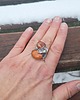 pierścionki - różne Pomarańcze - pierścionek regulowany 4