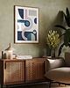 plakaty Plakat Blue Geo 3