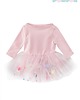 sukienki dla dziewczynki Sukienka z tiulem i pomponikami Fluffy 2