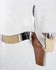 wieszaki Dizajnerski wieszak na rower aluminium 50cm 4
