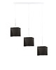 lampy wiszące 3-płomienna lampa wisząca do salonu z geometrycznymi abażurami MICHIGAN 6