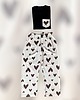 piżamy damskie Piżama Unisex bawełniana w beżowe serca 3