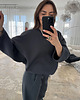 bluza bez kaptura damska Bluza Grounded light antracite 2