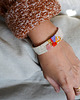 bransoletki na sznurku Bransoletka handmade tkana ręcznie na krośnie z koralikami 2