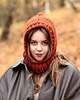 czapki damskie Wełniany kaptur PERUVIAN WOOLY balaclava rudy brąz 1