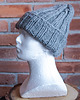 czapki damskie Czapka merino szara HANDMADE 2