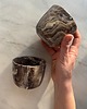 kubki i filiżanki Zestaw 2 Ceramicznych Czarek Marble Effect 200 ml 1