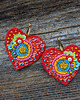 kolczyki soutache Kolekcja Frida - kolczyki kolorowe serca 2