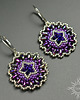 kolczyki swarovski Meisi, kolczyki z kryształami Swarovskiego, beading 1