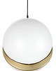 lampy wiszące Lampa Wisząca Sante Złota LED 38 cm 4