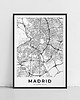 plakaty Plakat Madryt mapa 3