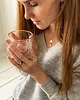 pierścionki - różne Pierścionek z zawieszką ze spinelem 1