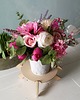 dodatki - różne Stroik flower box z wiosennych kwiatów 3