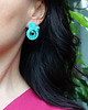 kolczyki soutache Turkusowe oko - kolczyki soutache 4