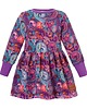 sukienki dla dziewczynki Sukienka dresowa dla dziewczynki orient fiolet 3