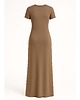 sukienki maxi damskie Sukienka  cappuccino  YY300038 2