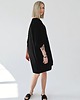sukienki midi damskie Oversizowa czarna sukenka z jerseyu 3