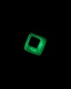 wisiory Duży, zielony wisiorek świecący w ciemności i w świetle UV 3,3 cm 1