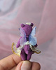 misie i maskotki Zabawka miniaturowa -niedźwiedź 4