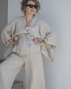 bluzki kimonowe damskie Lniane kimono nr 1 100% LEN 3