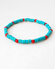 bransoletki z kamieni naturalnych Turkus i czerwień Bransoletka 1